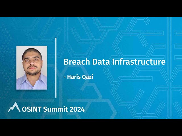 Breach Data Infrastructure