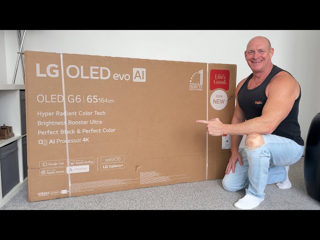 2026 65” LG G6 OLED Unboxing and Demo! 