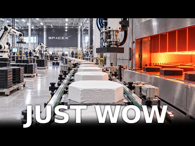 Amazing Inside SpaceX's BAKERY Heatshield Production Line 10X FASTER!