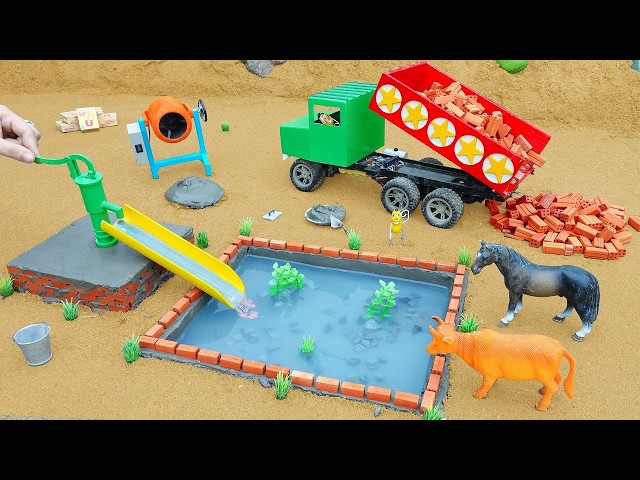 diy diorama making mini Motor water pump science project |  @SanCreator1