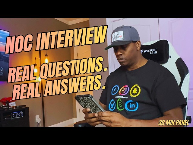 I Had a 30-Minute NOC Network Admin Interview  | Here's Every Question They Asked Me #jobsearch
