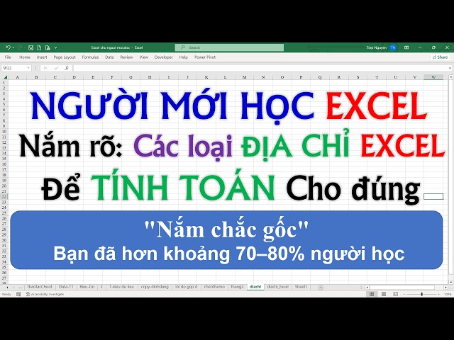 BEGINNERS IN EXCEL: Master Excel Cell References for Accurate Calculations - Excel for Beginners