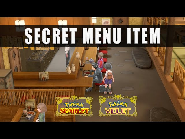 Pokemon Scarlet and Violet Secret Menu Item Normal, Medali Gym Challenge