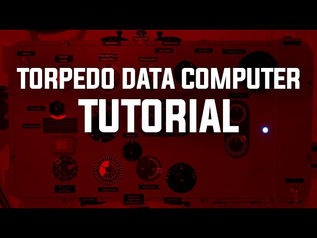 German Torpedo Data Computer Tutorial || How to Acquire a Torpedo Firing Solution And Use the TDC