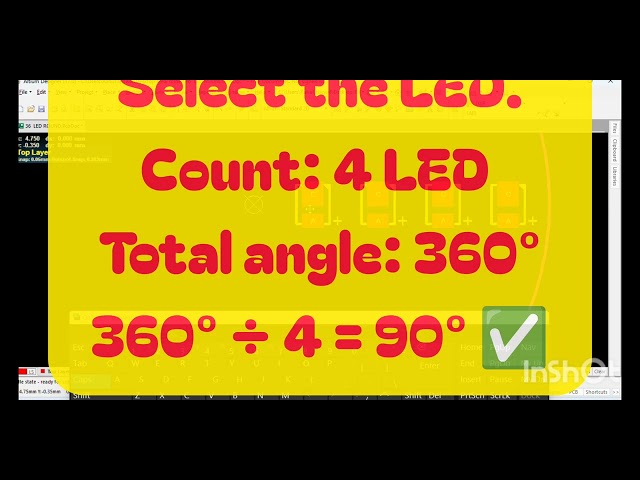 LED Array in Round Shape | Altium Designer Tutorial | Hindi