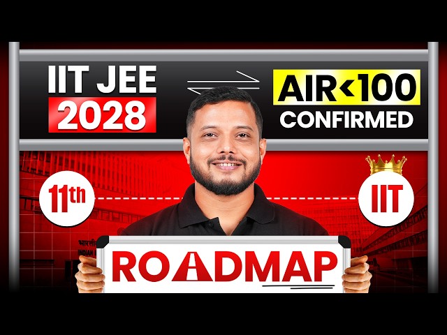 How to Start JEE Preparation from Class 11th??😱 | 2 Year ROADMAP - IIT-JEE 2028
