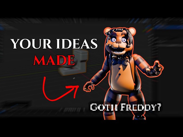 3D Artist models YOUR suggestions in Blender 3D