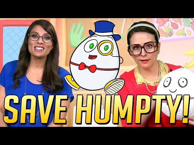 Saving Humpty Dumpty: A Cool School Nursery Rhyme & Craft w/ Ms. Booksy & Crafty Carol