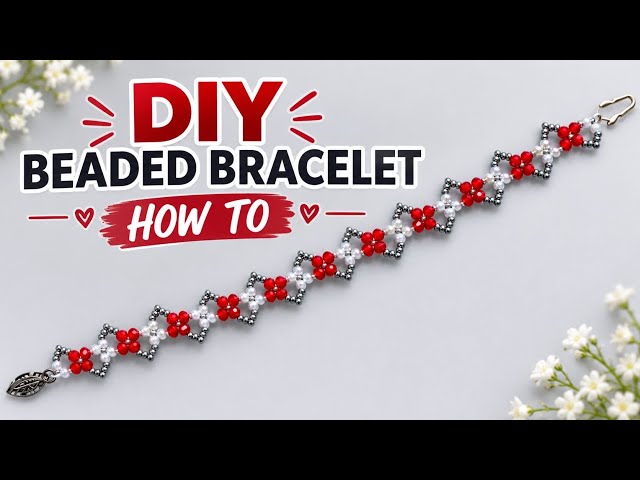 DIY Beaded Bracelet Tutorial ❤️ Elegant  Bracelet Pattern | Easy Bracelet Making for Beginners