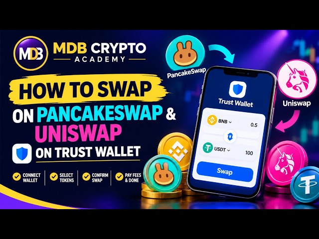 HOW TO SWAP ON PANCAKESWAP AND UNISWAP ON TRUST WALLET