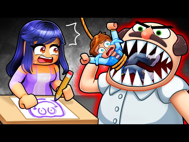 We have to DRAW or GET EATEN in Roblox!