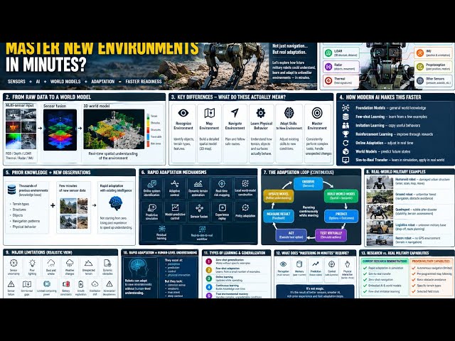 Can Military Robots Really Master New Environments In Minutes?
