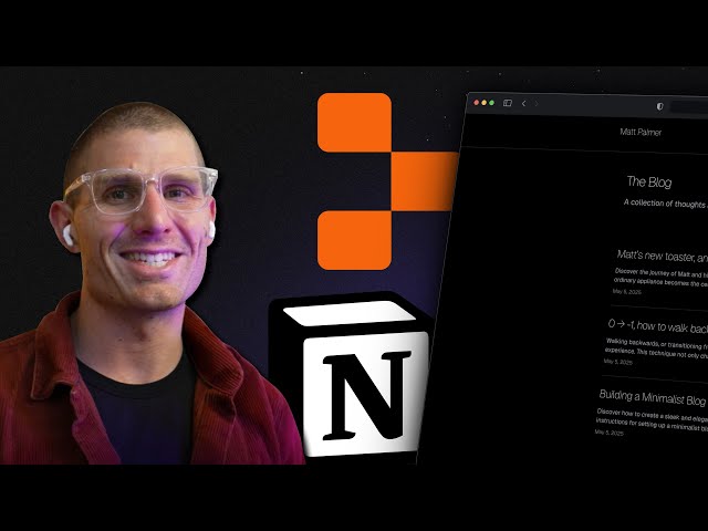 Vibe coding a custom website with Notion as a CMS