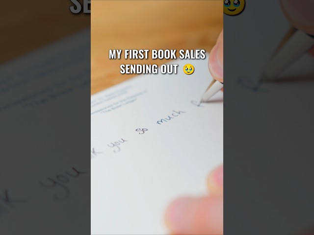 Finally Shipping My First Book! 🥹