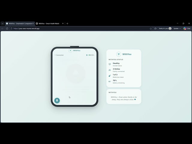 WithYou – Smartwatch Companion and 1 more page   Personal   Microsoft​ Edge 2026 09 26 10 38 03