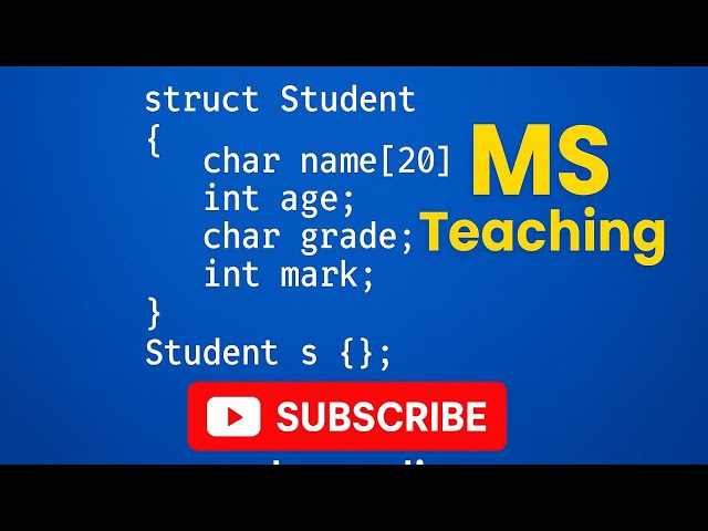 Structure in C++ with Example Program | Simple & Clear Explanation👌👌👌💐💐