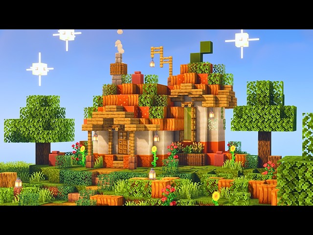 Minecraft 🎃 Pumpkin House Tutorial