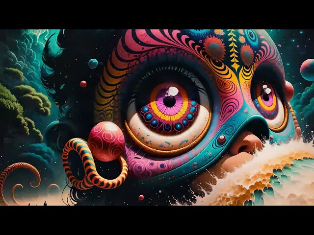 Beyond the Mountains -1 Hour 29 Minute Meditation 4k AI Visuals Trippy Calming