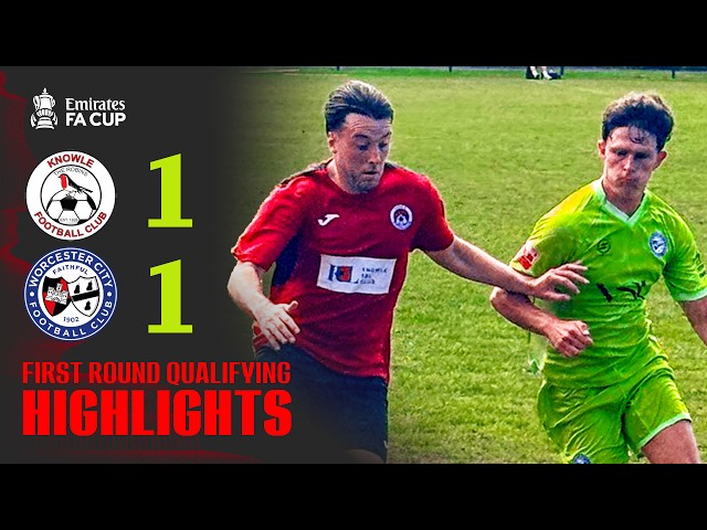 INCREDIBLE Late Drama! 🤯 | Knowle FC v Worcester City | Key Moments | Emirates FA Cup 2027
