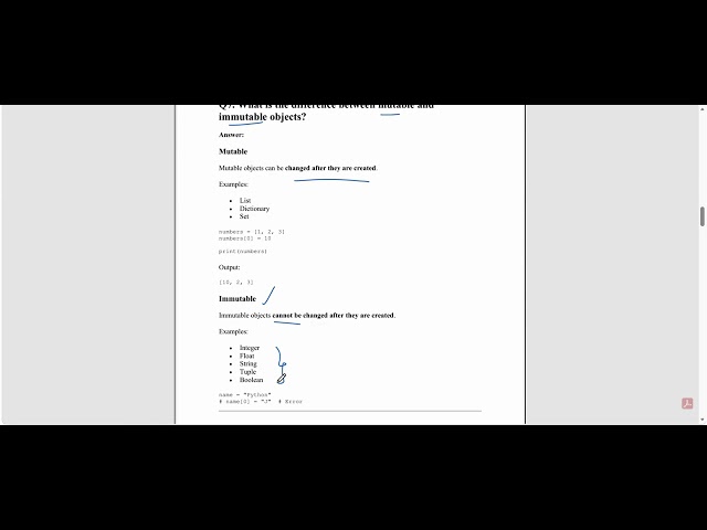 Python basics questions and answers part 1