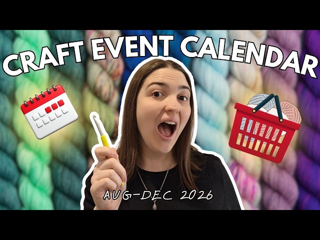 Sydney Crafters put these dates in your CALENDAR! | Aug-Dec 2026 events