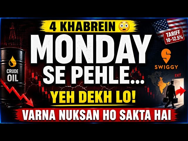 🚨 4 Badi Khabrein Jo Monday Ka Market Badal Sakti Hain! | Weekend Market Wrap