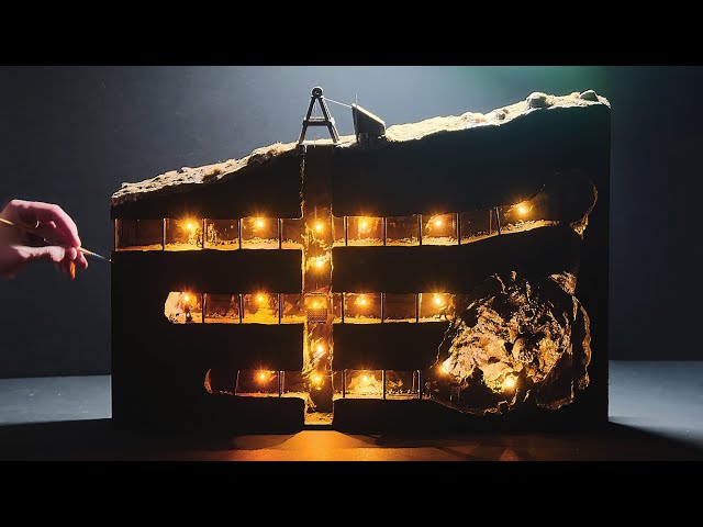 Huge Spooky Mine Diorama