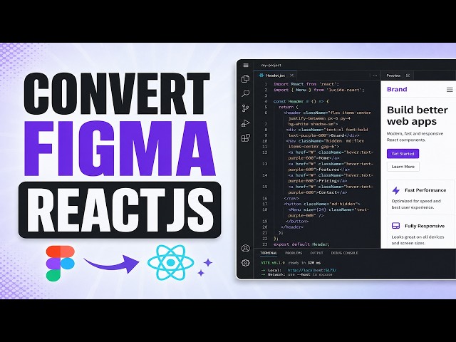 How to Convert Figma Design to ReactJS (Step By Step)