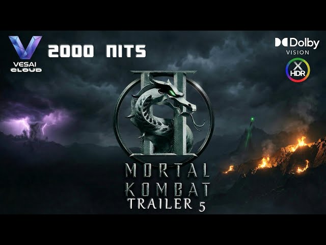 4K HDR ▪︎ Mortal Kombat (2026) Trailer 5 | VESAI SDR to HDR10 Mastering Cloud [V9 Look - 2000nits]