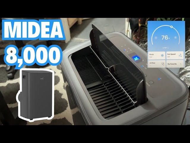 $289 Midea 8,000 BTU Portable AC❄️- Garage Setup