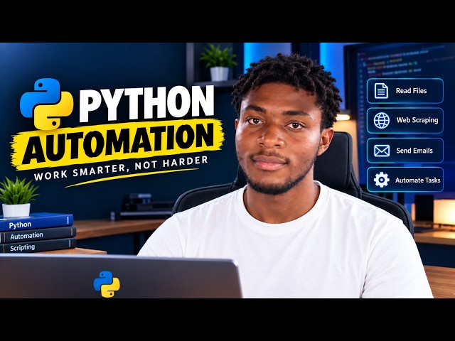 python automation for beginner's  | build real projects and save Hours (step by step )