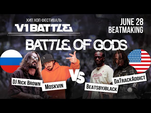 RUSSIA vs USA || V1 Beatmaking Battle 2024 || Beatsbyjblack & DaTrackAddict vs Moskvin & Nick Brown