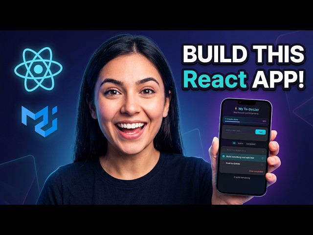 React To-Do App Tutorial | Build it in Minutes with Material UI