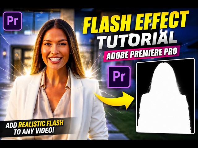 Adobe Premiere Pro Flash Effect Tutorial | Add Flash Effect to Any Video ⚡