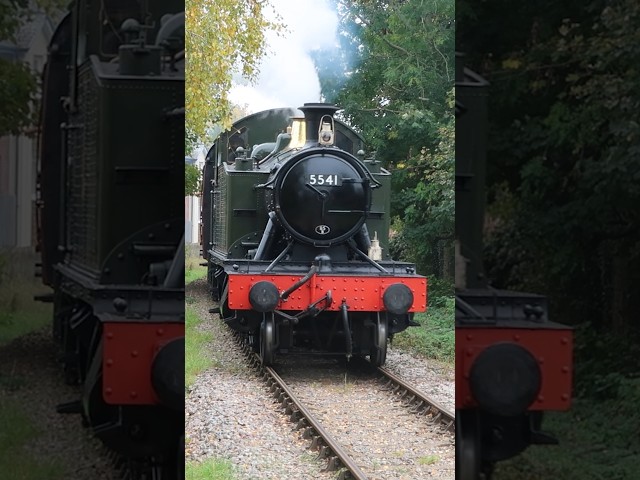 GWR Small Prairie 5541 at the Dean Forest Railway #steam #railway #train