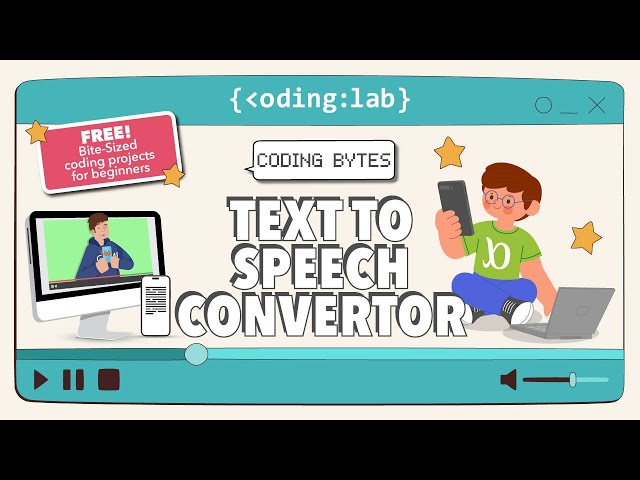 Text to Speech Converter | Coding Bytes | Code on Python [INTERMEDIATE]