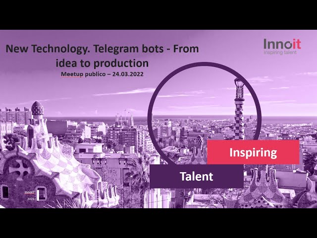 New Technology. Telegram bots - From idea to production