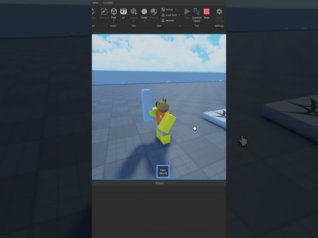 How to Make a TOOL in ROBLOX STUDIO  #roblox #scripting #robloxstudio #shorts #shortvideo #short