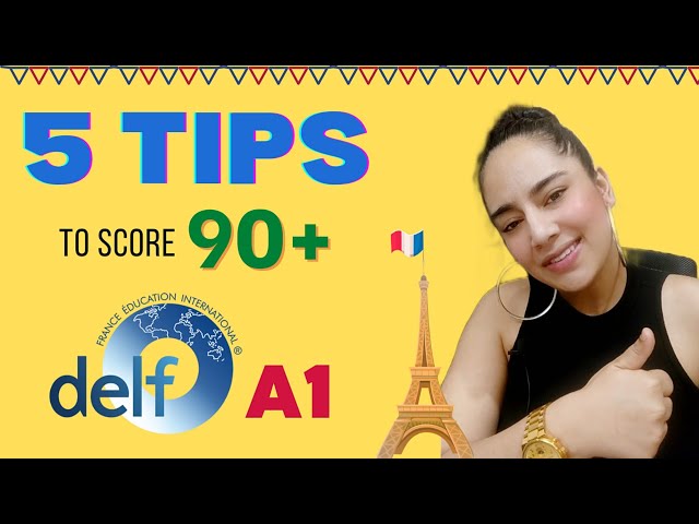 French DELF A1 | Exam preparation tips | Last minute preparation | Score 90+ on your French exam 🇫🇷