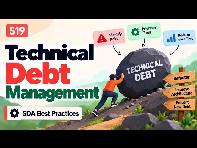 S19 | Technical Debt Management | SDA Best Practices | Uplatz