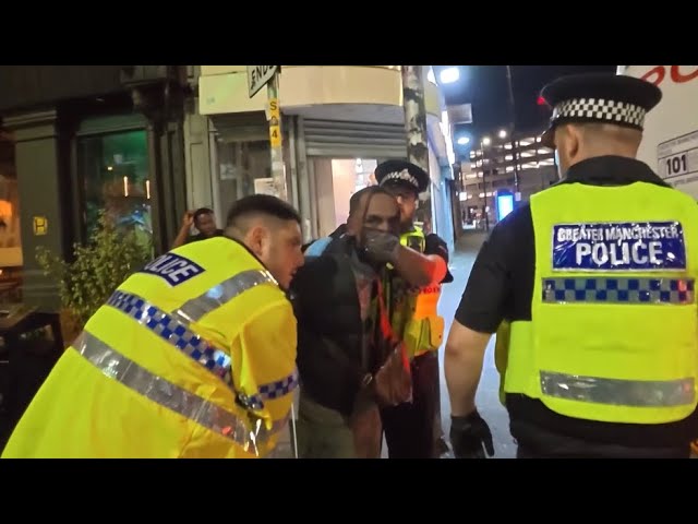 MANCHESTER CHAOS: I Had to Defend Myself! (Spit Mask & Arrests)