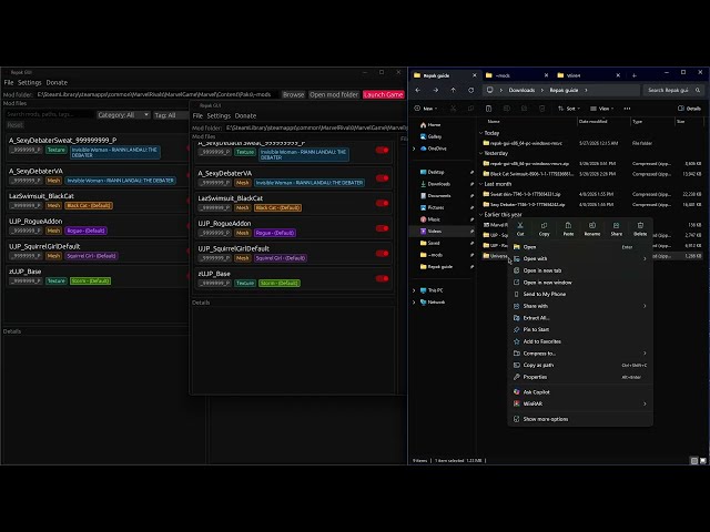 Repak GUI Guide for windows users!!