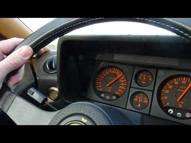 Ferrari Testarossa full acceleration 0-220 km/H on autobahn !