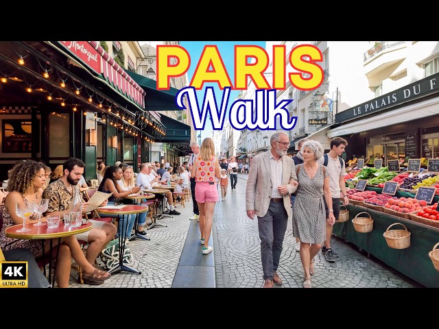 Paris in Early Autumn ☀️🍂 — The Best Time to Visit Paris | City Walk 4K