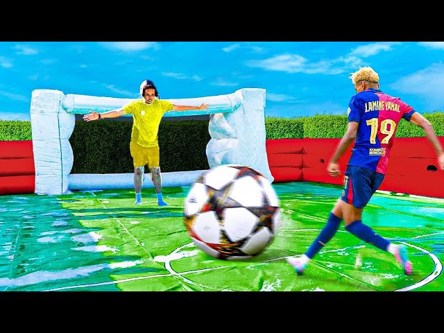 SLIP N SLIDE CHAMPIONS LEAGUE FOOTBALL MATCH!!