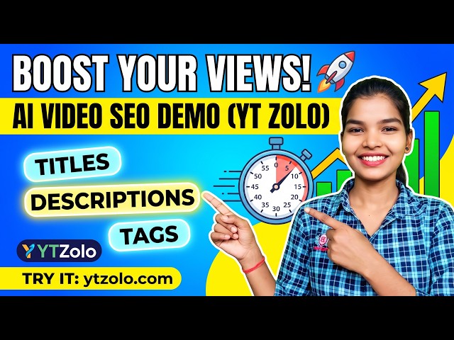 Generate YouTube Titles, Descriptions & Tags with AI | YTZolo, youtube description generator