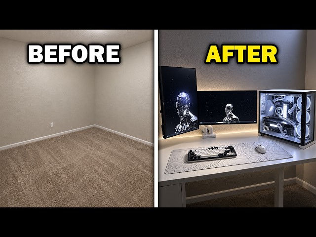 I Transformed My MESSY Gaming Setup Into My DREAM Gaming Setup!