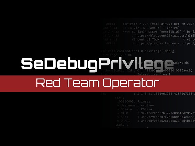 The 'SeDebugPrivilege' | Process Injection & LSA Credential Extraction