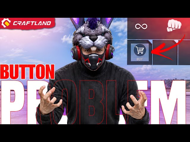 MOVE THIS SHOP BUTTON ✅ || SHOP Button Problem in CRAFTLAND‼️Alokal Gamers #freefire #craftland