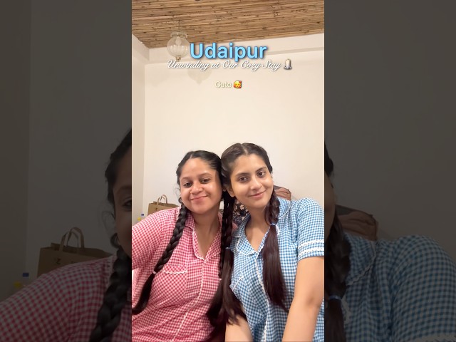 A Cozy Night at Our Udaipur Stay 🎀✨#shorts #minivlog #trending
